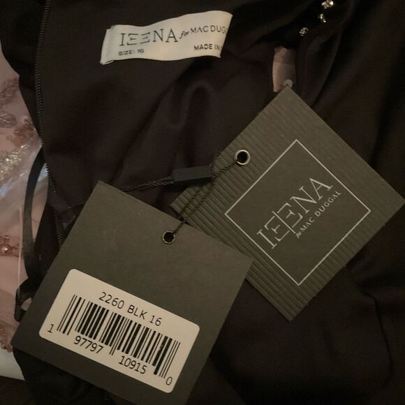 MAC DUGGAL 2260 Black High Neck Sleeveless Beaded Jersey Fitted Gown - Picture 12 of 12